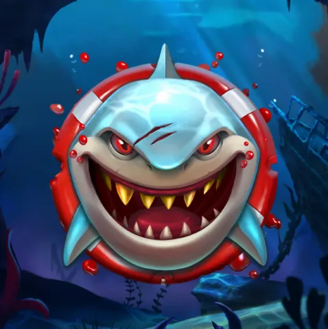 Razor Shark onderwaterthema met mystery stacks